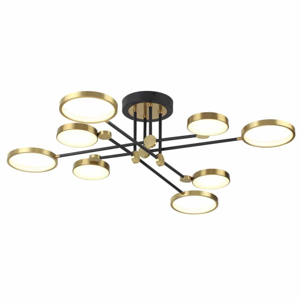 Потолочная светодиодная люстра Odeon Light Midcent Denzel 4320/75CL Потолочная светодиодная люстра Odeon Light Midcent Denzel 4320/75CL