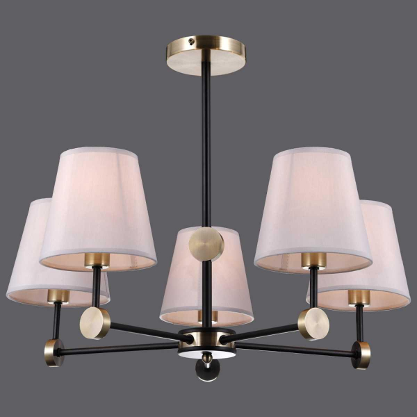 Люстра Illumico IL0394-5CSQ-24 BK AB CASTOR Люстра Illumico IL0394-5CSQ-24 BK AB CASTOR