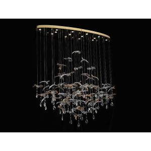 Люстра NEWPORT 8220/140 С oval gold polished