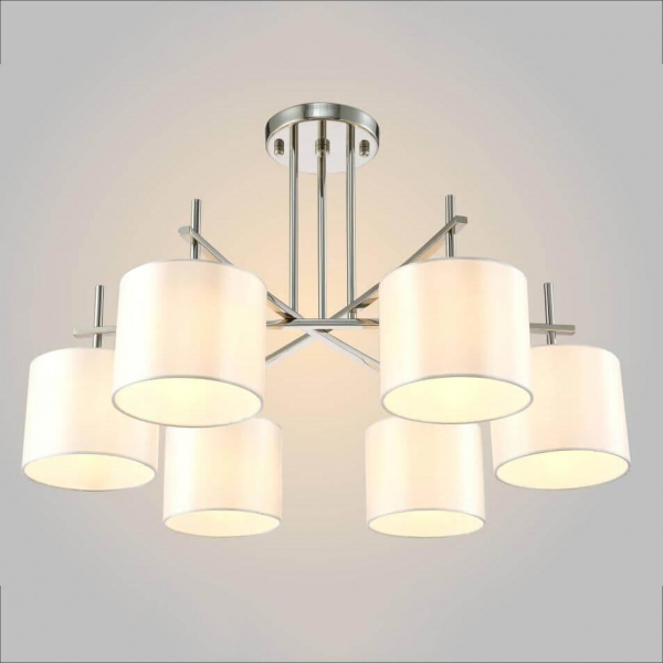 Потолочная люстра Crystal Lux Sergio PL6 Nickel Потолочная люстра Crystal Lux Sergio PL6 Nickel