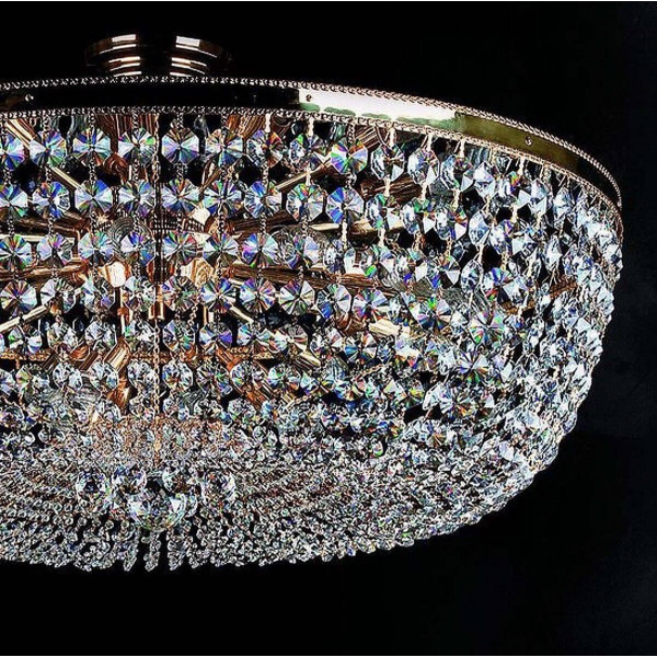 Потолочная люстра Artglass Gertruda Dia 800 Polished CE Потолочная люстра Artglass Gertruda Dia 800 Polished CE