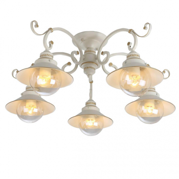 Потолочная люстра Arte Lamp 7 A4577PL-5WG Потолочная люстра Arte Lamp 7 A4577PL-5WG