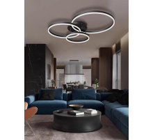 Люстра потолочная Alfa Light F2024-34 LED Чёрный
