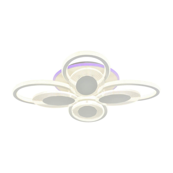 Потолочная светодиодная люстра Profit Light 5889/4+4B WHT Потолочная светодиодная люстра Profit Light 5889/4+4B WHT