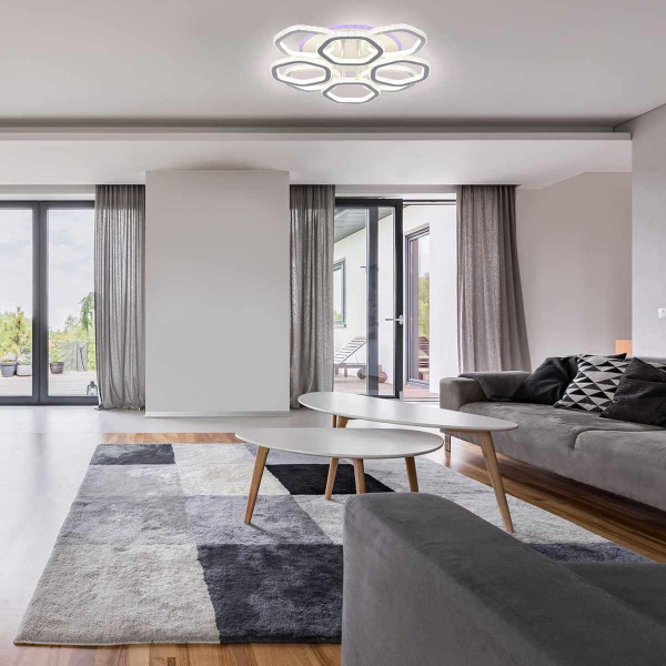 Потолочная светодиодная люстра Escada Centauri 10263/8LED BL Потолочная светодиодная люстра Escada Centauri 10263/8LED BL