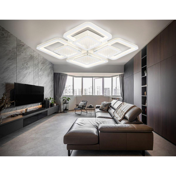 Потолочная светодиодная люстра Ambrella light Acrylica Original FA4283 Потолочная светодиодная люстра Ambrella light Acrylica Original FA4283