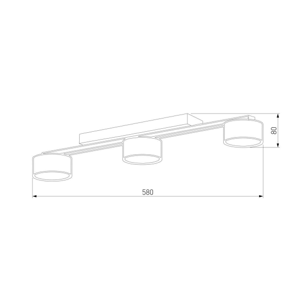 Потолочная люстра TK Lighting 6243 Dallas Black Потолочная люстра TK Lighting 6243 Dallas Black