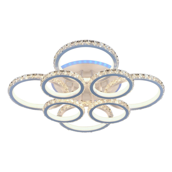 Потолочная светодиодная люстра Profit Light 18052/8 WHT A Потолочная светодиодная люстра Profit Light 18052/8 WHT A