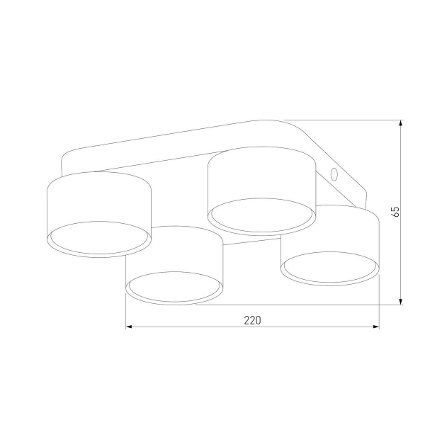 Потолочная люстра TK Lighting 6143 Space Black Gold Потолочная люстра TK Lighting 6143 Space Black Gold