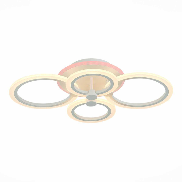 Потолочная светодиодная люстра Evoluce Cerina SLE500552-04RGB Потолочная светодиодная люстра Evoluce Cerina SLE500552-04RGB