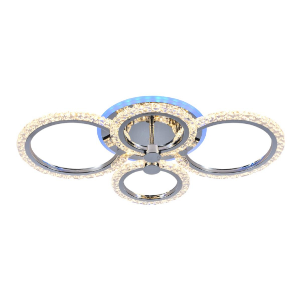Потолочная светодиодная люстра Profit Light 18027/4 CHR Потолочная светодиодная люстра Profit Light 18027/4 CHR