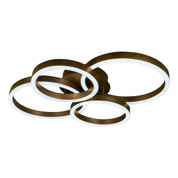 Потолочная светодиодная люстра iLedex Ring-New 6815-300/400-X-T Coffee Потолочная светодиодная люстра iLedex Ring-New 6815-300/400-X-T Coffee