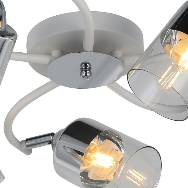 Потолочная люстра Illumico IL8210-5COU-79 WH CR Потолочная люстра Illumico IL8210-5COU-79 WH CR