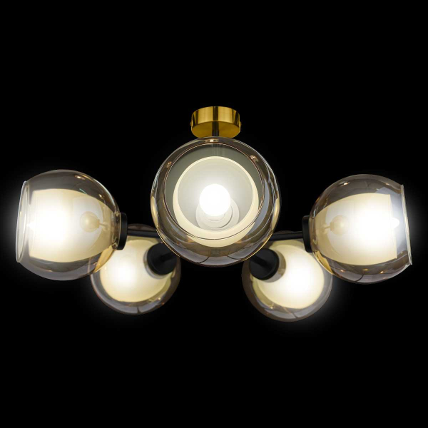 Потолочная люстра 33 ИДЕИ CHN800S.05.17BL.PA-S12AM