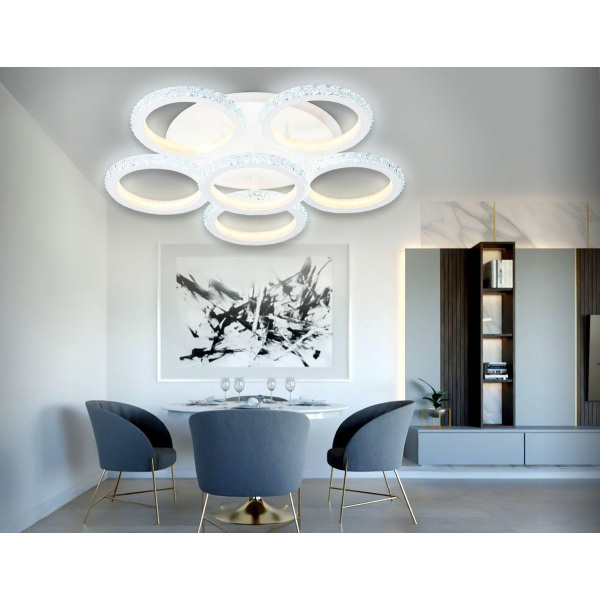 Потолочная светодиодная люстра Ambrella light Acrylica Original FA9531 Потолочная светодиодная люстра Ambrella light Acrylica Original FA9531