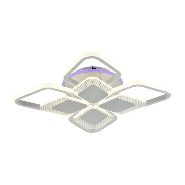 Потолочная светодиодная люстра Profit Light 5893/4+4B WHT Потолочная светодиодная люстра Profit Light 5893/4+4B WHT