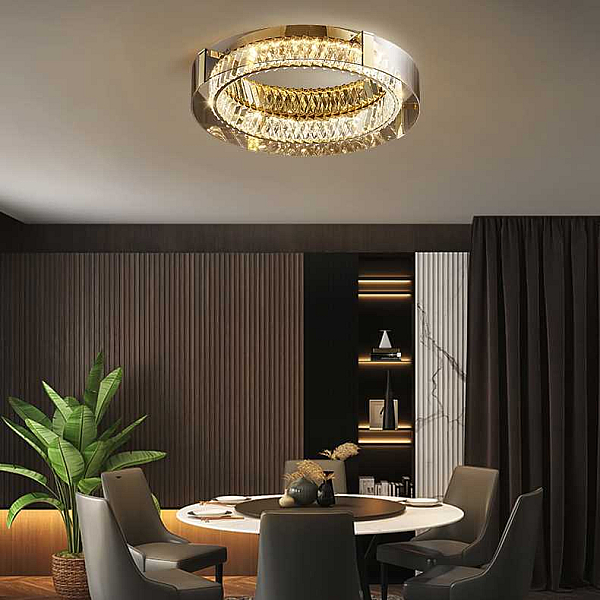 Потолочная люстра Imperium Loft Persey D80 Amber Трех 223746-23