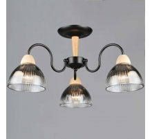 Люстра Reluce 69660-0.3-03 BK+WOOD