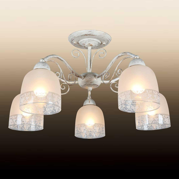 Потолочная люстра Omnilux Ferraro OML-54907-05 Потолочная люстра Omnilux Ferraro OML-54907-05