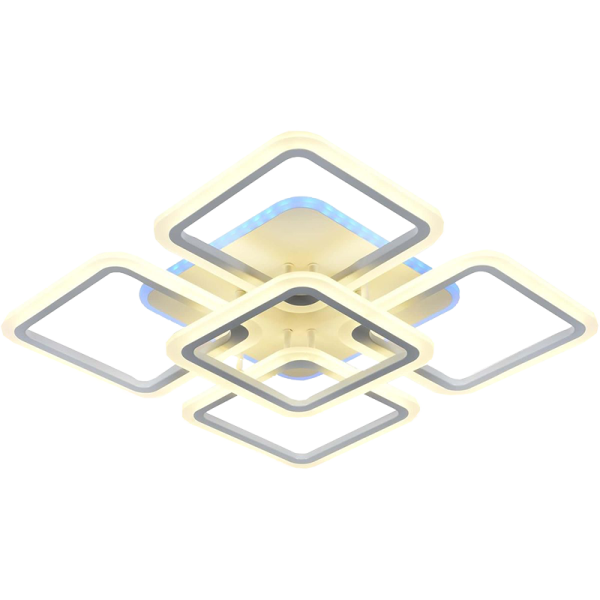 Потолочная светодиодная люстра Evoluce Qutro SLE200452-05RGB