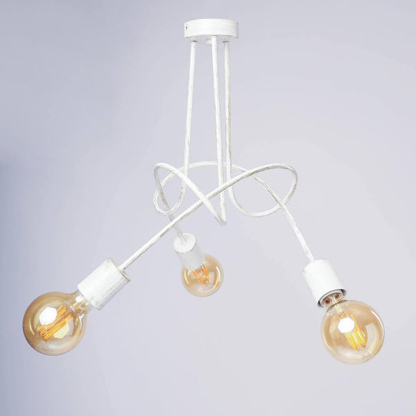 Потолочная люстра Adilux Tango White Patina 10123 Потолочная люстра Adilux Tango White Patina 10123