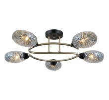 Потолочная люстра Illumico IL0300-5CSQ-79 BK AB