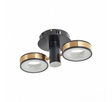 Потолочная светодиодная люстра Arte Milano Ferrara71040 271040/2R BK/GD