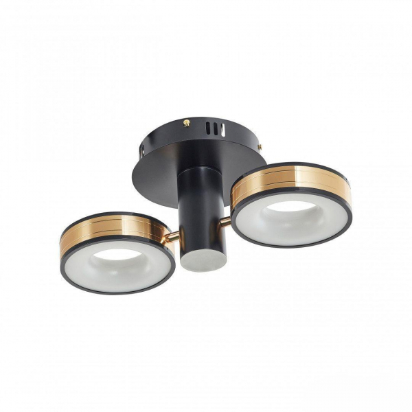 Потолочная светодиодная люстра Arte Milano Ferrara71040 271040/2R BK/GD Потолочная светодиодная люстра Arte Milano Ferrara71040 271040/2R BK/GD