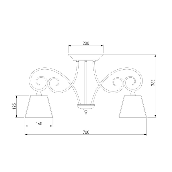 Подвесная люстра Bogates 303/6 Подвесная люстра Bogates 303/6