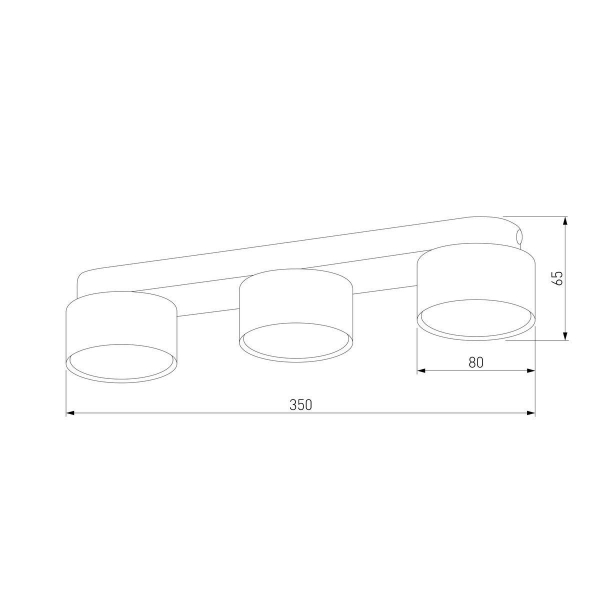 Потолочная люстра TK Lighting 6142 Space Black Gold Потолочная люстра TK Lighting 6142 Space Black Gold