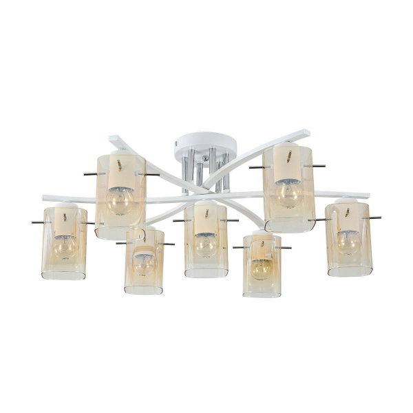 Потолочная люстра Escada Iberis 1101/7P White Потолочная люстра Escada Iberis 1101/7P White