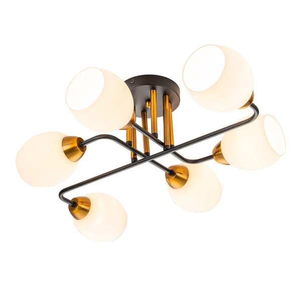 Потолочная люстра Escada Hope 1132/6P Black Потолочная люстра Escada Hope 1132/6P Black