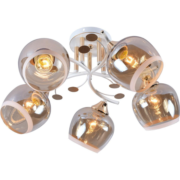 Потолочная люстра Reluce 95143-0.3-05 WH+FGD Потолочная люстра Reluce 95143-0.3-05 WH+FGD