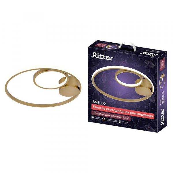 Потолочная люстра Ritter SNELLO 51654 9 Потолочная люстра Ritter SNELLO 51654 9
