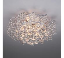 Потолочная люстра Eurosvet 16017/6 белый с серебром Strotskis