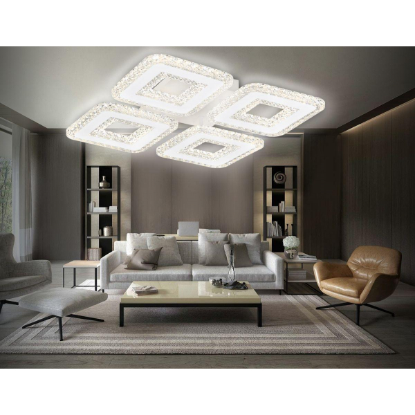 Потолочная светодиодная люстра Ambrella light Acrylica Original FA4004 Потолочная светодиодная люстра Ambrella light Acrylica Original FA4004