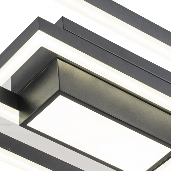 Потолочная светодиодная люстра Escada Twins 10242/3LED Black Потолочная светодиодная люстра Escada Twins 10242/3LED Black