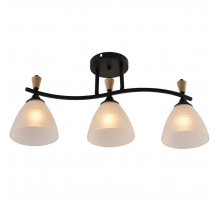 Люстра Reluce 01589-3.3-03B BK+WOOD