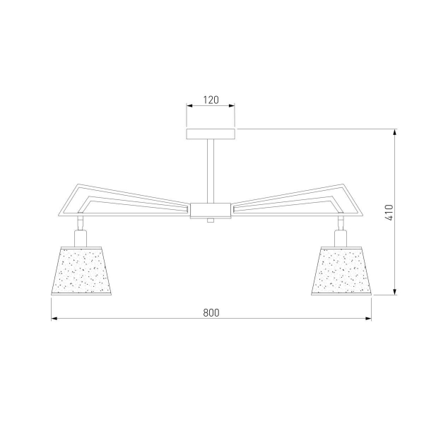 Потолочная люстра Eurosvet 60082/8 золотая бронза Потолочная люстра Eurosvet 60082/8 золотая бронза