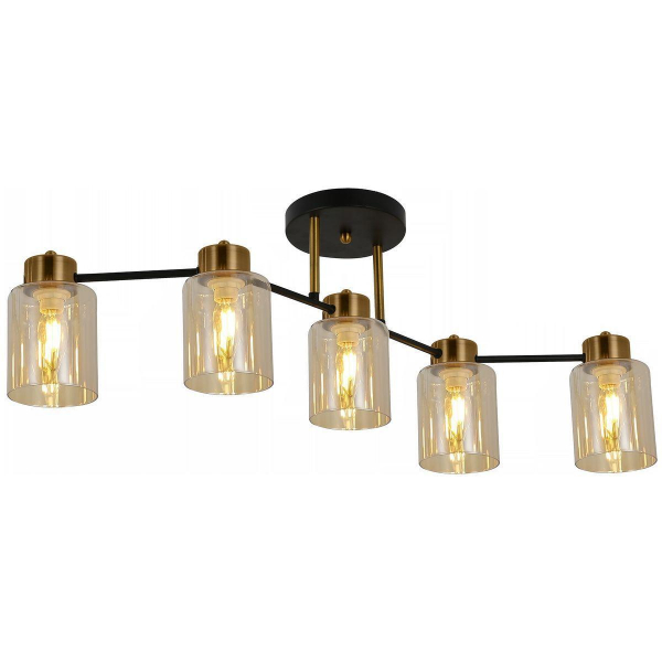 Потолочная люстра Illumico IL6111-5COU-79 BK GD Потолочная люстра Illumico IL6111-5COU-79 BK GD