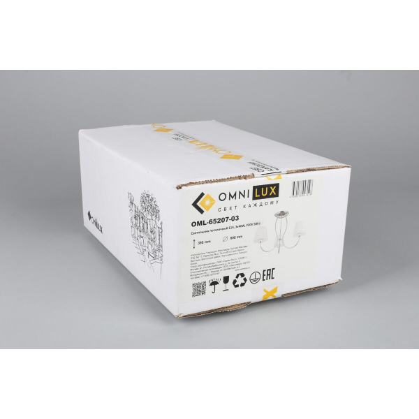 Потолочная люстра Omnilux Pontinia OML-65207-03 Потолочная люстра Omnilux Pontinia OML-65207-03