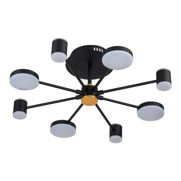 Потолочная светодиодная люстра Gerhort G61254/8BK Потолочная светодиодная люстра Gerhort G61254/8BK