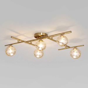 Потолочная люстра Eurosvet Liana 502001/5 латунь a072099