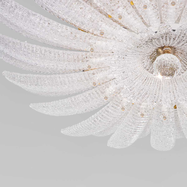 Потолочная люстра Eurosvet Flowers (Умный дом) 101015/10 латунь Smart a072174