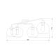 Потолочная люстра TK Lighting 4460 Grant