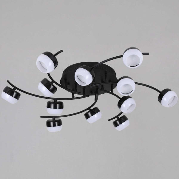 Потолочная люстра Reluce 90590-0.3-12 Black