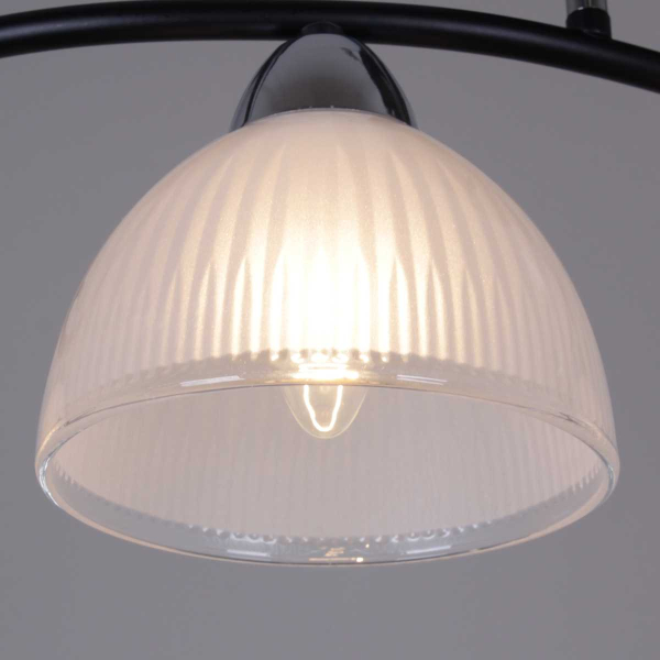 Потолочная люстра Reluce 66360-0.3-02 BK+CR