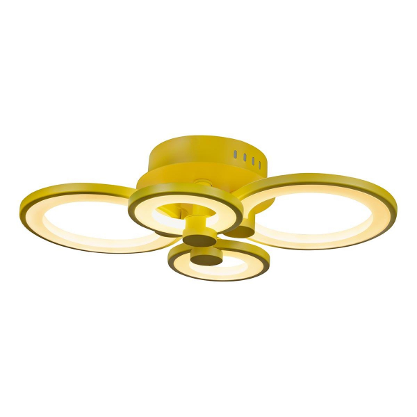 Потолочная светодиодная люстра iLedex Ring A001/4 Yellow Потолочная светодиодная люстра iLedex Ring A001/4 Yellow