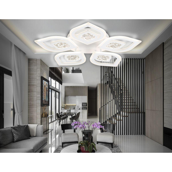 Потолочная светодиодная люстра Ambrella light Acrylica Original FA4292 Потолочная светодиодная люстра Ambrella light Acrylica Original FA4292