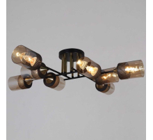Потолочная люстра Reluce 48460-0.3-08 BK+COPPER